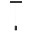 pendant luminaire NUMINOS� XS TRACK 48V DALI controllable IP20, black dimmable