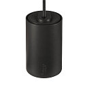 SLV LED Niedervolt-Schienen Pendelleuchte NUMINOS� XS, 48V, 8.7W 4000K 55�, DALI 2 dimmbar, matt schwarz / innen gl�nzend chrom