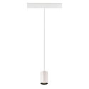 SLV LED Niedervolt-Schienen Pendelleuchte NUMINOS� XS, 48V, 8.7W 4000K 55�, DALI 2 dimmbar, matt wei� / innen matt schwarz