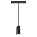 SLV pendant luminaire NUMINOS� S TRACK 48V DALI controllable IP20, black, white dimmable