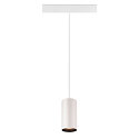 SLV LED Pendelleuchte NUMINOS� S TRACK 48V, 55�, 16W, CRI90, DALI, IP20, 2700K, 960lm, wei�/schwarz