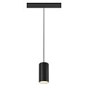 SLV pendant luminaire NUMINOS� S TRACK 48V DALI controllable IP20, black, white dimmable