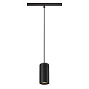 LED Pendelleuchte NUMINOS� S TRACK 48V, 40�, 16W, CRI90, DALI, IP20, 3000K, 1030lm, schwarz/schwarz