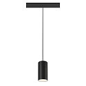 SLV pendant luminaire NUMINOS� S 48V DALI 2 20� for VDU workstation, DALI controllable IP20, black matt dimmable