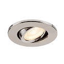 SLV cover UNIVERSAL DOWNLIGHT MOVE round, swivelling, chrome