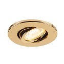 SLV Abdeckung MOVE f�r LED Einbauleuchte UNIVERSAL DOWNLIGHT PHASE, IP20 (Indoor), rund, schwenkbar, gold