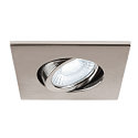 SLV cover UNIVERSAL DOWNLIGHT IP20 square, swivelling, chrome