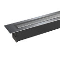 SLV LED Bodeneinbauleuchte DASAR� 600, IP65/IP67 IK10, 60cm, 18W 3000K 2200lm 19�, DALI dimmbar, befahrbar, edelstahl