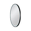 SLV LED Wandspiegel TRUKKO 60, 25W, 3000/4000/6500K, 730/740/720lm, CRI90, IP44, chrom, schwarzer Rand