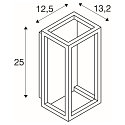 outdoor wall luminaire QUADRULO IP55, anthracite