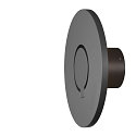 SLV outdoor wall luminaire I-RING round, switchable, with diffuser, cardanic swivelling IP65, anthracite 