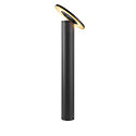 SLV outdoor floor lamp I-RING round, switchable, with diffuser, cardanic swivelling IP65, anthracite 