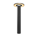 SLV outdoor floor lamp I-RING round, switchable, with diffuser, cardanic swivelling IP65, anthracite 