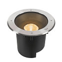 floor recessed luminaire DASAR� XL round, swivelling, DALI controllable, passable IP65 / IP67, stainless steel dimmable