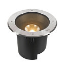 floor recessed luminaire DASAR� XL round, swivelling, DALI controllable, passable IP65 / IP67, stainless steel dimmable