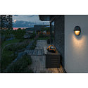 SLV outdoor wall luminaire LID II  SINGLE round, rigid, CCT Switch IP65, anthracite, mat dimmable