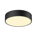 wall and ceiling luminaire MEDO� PRO 30 round, DALI controllable IP50, black dimmable
