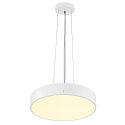 SLV LED Wand-/Deckenleuchte MEDO� PRO 40, rund, 80�, 19W, 3000/4000K, CRI 90, UGR <19, RC, wei�