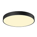 wall and ceiling luminaire MEDO� PRO 60 round, DALI controllable IP50, black dimmable