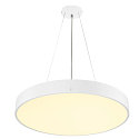SLV LED Wand-/Deckenleuchte MEDO� PRO 60, IP50, Up/Down, � 60cm, 37W 3000/4000K 5000/5100lm 80�, CRI 90, UGR, wei�