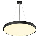 SLV ceiling luminaire MEDO� PRO 90 round, CCT Switch, UGR < 19 IP50, black dimmable