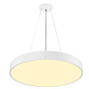 SLV LED Wand-/Deckenleuchte MEDO� 60, IP50, Up/Down, � 60cm, 20W 2700/3000/4000K 2100-2350lm 110�, CRI 90, dimmbar, wei�