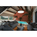 SLV LED Decken-Aufbauleuchte MEDO� 90, IP50, Up/Down, � 90cm, 79W 2700/3000/4000K 8300-9350lm 110�, CRI 90,  dimmbar, grau