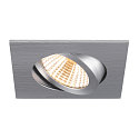 SLV recessed ceiling ring NEW TRIA� 68 square, aluminium