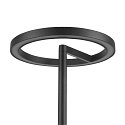 SLV battery table lamp VINOLINA ONE with touch dimmer, ring shape IP54, black dimmable