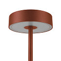 SLV battery table lamp VINOLINA IP54, rust dimmable