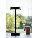 LED Akku-Tischleuchte VINOLINA 2-CCT, IP54, � 12cm, zylindrisch, 2.2W 2700/3000K 130lm, Touch-Dimmer + Ladestation