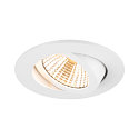 LED Deckeneinbauleuchte NEW TRIA� 68, rund, 11W, 1800-3000K, CRI 90, IP20, dimmbar, 38�, wei�