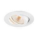 ceiling recessed luminaire NEW TRIA� UNIVERSAL 68 round IP20, white dimmable