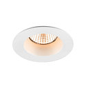 SLV ceiling recessed luminaire NEW TRIA� UNIVERSAL round IP20 / IP65, white dimmable