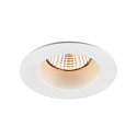 SLV ceiling recessed luminaire NEW TRIA� UNIVERSAL round IP20 / IP65, white dimmable