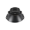 recessed ceiling ring NEW TRIA� 75 round, low, black