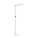 SLV floor lamp WORKLIGHT PRO IP20, white dimmable