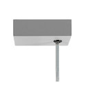 SLV LED Pendelleuchte WORKLIGHT PRO 120, 80� - 115�, 120cm, 50W, 4000K, 6100lm, IP20, DALI dimmbar, grau