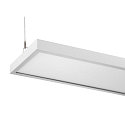SLV LED Pendelleuchte WORKLIGHT PRO 150, 80� - 115�, 150cm, 59W, 4000K, 7200lm, IP20, DALI dimmbar, wei�