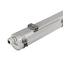 SLV LED Feuchtraum-Wannenleuchte WATERPROOF V 1500 DALI, IP66 IK08, 50W 4000K CRI 80, dimmbar, grau