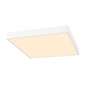 SLV LED Einlege-Deckenleuchte PANEL V 600 ON-OFF, IP54 IK03, 59.5cm, 34W 3000/4000K (CCT Switch), CRI 80, schaltbar, 115� UGR<22