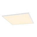 LED Einlege-Deckenleuchte PANEL V 600 ON-OFF, IP54 IK03, 59.5cm, 34W 3000/4000K (CCT Switch), CRI 80, schaltbar, 85�, UGR<19