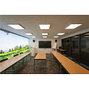SLV LED Einlege-Deckenleuchte PANEL V 600 DALI, IP54 IK03, 59.5cm, 34W 3000/4000K (CCT Switch) 85�, CRI 80, UGR <19, dimmbar