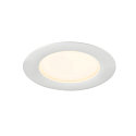 SLV ceiling recessed luminaire DOWNLIGHT V 100 without frame, CCT Switch, wired through IP54 / IP20, black 