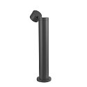 SLV outdoor floor lamp R-CUBE 75 round, CCT Switch, cardanic swivelling IP65, anthracite dimmable