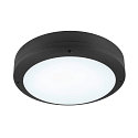 wall and ceiling luminaire OUTDOOR BULKHEAD V 360 HF with sensor, CCT Switch, impact resistant, switchable IP65, black