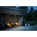 SLV LED Aufbauleuchte OUTDOOR BULKHEAD V 360, IP65 IK10, � 36cm, mit Sensor, 20W 3000/4000/6500K 110�, CRI 80, schaltbar, schwarz