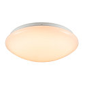 wall and ceiling luminaire SURFACE V 390 CCT Switch, switchable, multipower, cambered, wired through IP44, white 