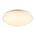 SLV wall and ceiling luminaire SURFACE V 390 HF with sensor, CCT Switch, switchable, multipower, cambered, wired through IP44