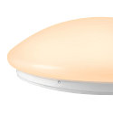 SLV wall and ceiling luminaire SURFACE V 390 HF with sensor, CCT Switch, switchable, multipower, cambered, wired through IP44
